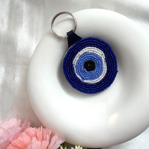 Colección al por mayor de amuletos para bolsos con cuentas hechos a mano estilo bohemio indio de Guru Kirpa Export House para llaveros - Product Image 5