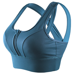 Top Deportivo para Mujer con Diseño de Cierre, Soporte para Ejercicio Intenso, Sujetador Deportivo para Yoga con Relleno y Transpirable - Product Image 4