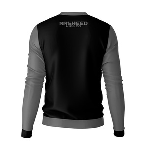 Camisetas de Manga Larga para Hombre, Estilo Vintage, Color Sólido, Cuello en V, Corte Ajustado, 100% Algodón, Diseños Lisos, Nueva Colección de Otoño OEM - Product Image 4