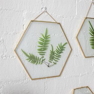 Home Decor Glass & Metal Hanging Picture <b>Frame</b> for Wall Decoration, with 2 Sides Glass Customized Photo <b>Frames</b> - Product Image 6