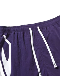 Men's for Polyester/Cotton Oxford Lace Shorts Elastic Waist Mid Rise Casual Breathable Solid Color Woven Fabric Custom Brand - Product Image 5