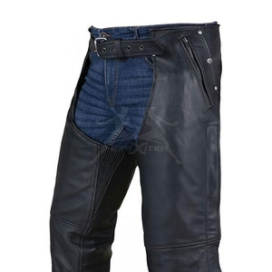 Stylish Full Leather <b>Chaps</b> Genuine Leather Full <b>Chaps</b> Featuring Classic Design And Premium Comfort - Product Image 4