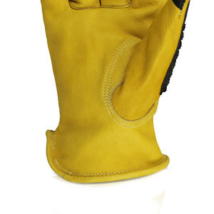 Gants de travail en cuir de vachette, gants de chauffeur pour la conduite de camions, l'entrepôt, le jardinage, l'agriculture, résistants et durables - Product Image 4