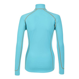 Chemise d'équitation unisexe, protection UV, extensible, respirante, en polaire, coupe ajustée, vêtements de compétition équestre, élégante, col rond - Product Image 4