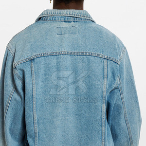 Chaqueta de invierno cómoda, transpirable y ligera, de la mejor calidad, en oferta, con botones, para hombre, estilo jeans, hecha en Pakistán. - Product Image 4