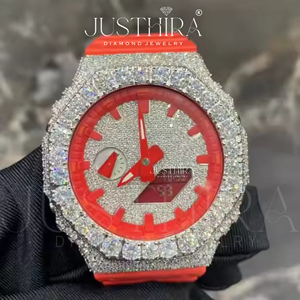 2026 <b>Top</b> Selling VVS Moissanite Diamond Iced-out Luxury G-Sh0ck Watch with Premium Finish for <b>Wedding</b> Engagement Gift For Unisex - Product Image 5