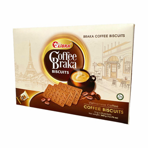 Braka Coffee <b>Biscuits</b> 360g–Your Daily Dose of Crispy Energy & Ultimate Focus–Perfect Snack for Coffee Lovers Vietnam Factory - Product Image 2