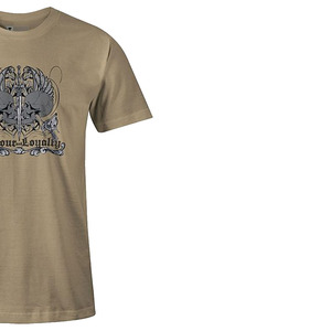 เสื้อยืดแขนสั้นสีกากีสำหรับผู้ชาย คอกลม สไตล์ลำลอง ผ้าถัก 100% คอตตอน ทรงโอเวอร์ไซส์ เป็นมิตรกับสิ่งแวดล้อม ระบายอากาศได้ดี - Product Image 3