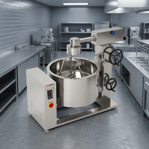 Olla de vapor con caldera giratoria por inducción Amicook 380V/440V, modelo resistente al calor, de grado profesional, ahorrador de energía y gran capacidad. - Product Image 6