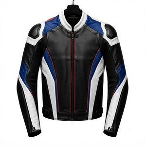 Unisex Genuine Cowhide Leather MotoCP <b>Racing</b> <b>Jacket</b>/Chaqueta Protective Track Gear Made to Measure CE Certified Level 2 - Product Image 1