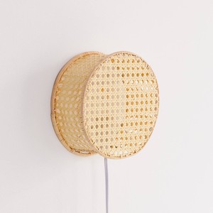 New Design Vintage Style Wall <b>Sconce</b> Rattan Wall-mounted <b>Light</b> <b>Sconces</b> Rattan Wicker Hanging Lamps Handmade Wholesale - Product Image 3