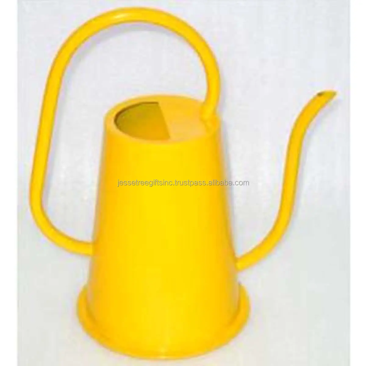 노란색 분말 코팅 마무리 원형 하이 퀄리티 정원 장식 도매 가격 금속 시트 급수 지팡이