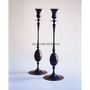 Ensembles de bougeoirs de luxe en bois et marbre blanc de qualité supérieure pour la décoration de table à la maison et à l'hôtel - Product Image 2