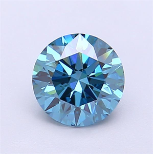 Exquisito Diamante Suelto de Color Azul de 5 Quilates, Corte Brillante Redondo, Diamante de Color Raro para Joyería Fina Personalizada - Product Image 1