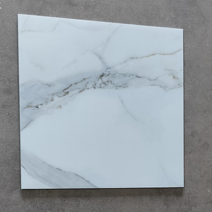 กระเบื้องปูพื้นพอร์ซเลนขัดเงาพิเศษ ขนาด 600 x 600 มม. ลายหินอ่อน สำหรับโชว์รูม สำนักงาน อาคาร สำนักงาน หรือพื้นที่นั่งรอ - Product Image 5