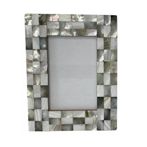 High Quality Handmade Mother of Pearl <b>Photo</b> <b>Frame</b> Intricate Design Display Showcase Decor for Wedding Made in India - Product Image 4