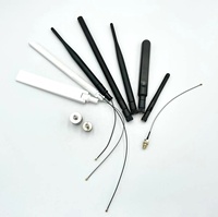 Conjunto de antena RF de goma externa de frecuencia de doble banda de 2,4 GHz y 5GHz para enrutador de comunicación Wifi