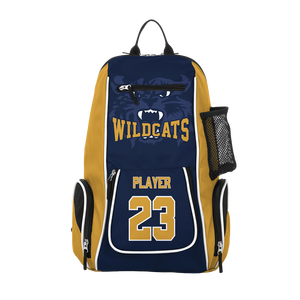 Grand sac à dos de volley-ball avec compartiment séparé pour ballon, poche humide/sèche, compartiment pour ordinateur portable et bretelles renforcées pour l'école, à vendre - Product Image 1