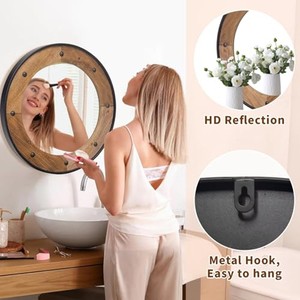 Wholesale Sheesham Wood Wall <b>Mirror</b> Modern Design - Product Image 4