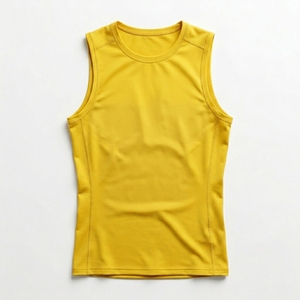 Men Summer Sleeveless Vest Slim Fit Solid Color Printed Fitness Sports <b>Running</b> Tanktop Plus Size Casual Style Blank <b>Singlet</b> - Product Image 1