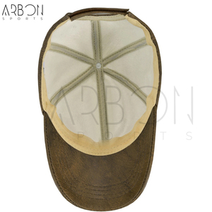 Créez Votre Propre Casquette en Cuir Marron Vintage Unisexe de Qualité Supérieure, Nouvelle Arrivée, Personnalisée avec Votre Propre Logo, Meilleur Fournisseur - Product Image 5