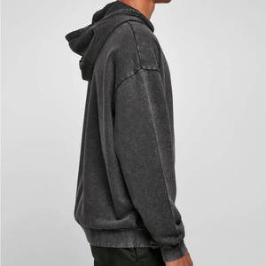 Sweat à capuche vintage pour homme de haute qualité, délavé à l'acide, avec logo personnalisé, best-seller pour l'hiver, prix raisonnable, anti-rétrécissement, motif lettres - Product Image 3