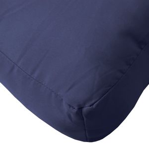 Coussin de palette d'extérieur en polyester bleu marine 31,5 x 31,5 po - Product Image 6