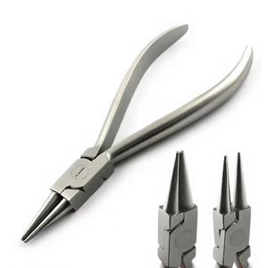 Alicates de Ortodoncia de Punta Redonda para Moldear y Doblar Alambres, Instrumento de Ortodoncia de Acero Inoxidable - Product Image 1