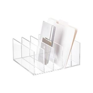 Premium magazine candy stylish storage holder minimalist acrylic rack clear literature display acrylic <b>organiser</b> box chic - Product Image 1