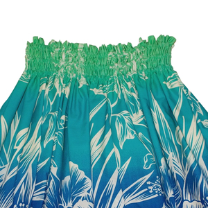 Vestido Maxi Bordado con Flores Tropicales Hawaianas para Mujer, Ligero, Fluido, 100% Algodón, Ideal para Vacaciones en la Playa o en la Isla, Otoño - Product Image 6