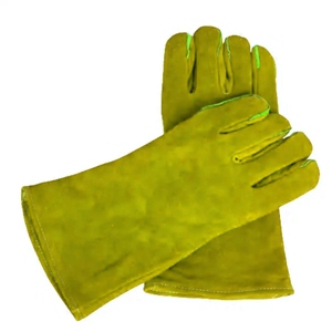 Gants en cuir de vachette résistant à la chaleur élevée, pour la soudure, la lutte contre les incendies et le nettoyage, avec protection anti-coupure - Product Image 4