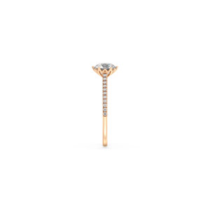 Bague de fiançailles solitaire REYES en or massif 14 carats avec diamant de laboratoire de qualité supérieure, taille brillant rond, 1,11 carat, certifié IGI - Product Image 5