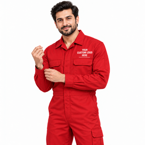 Oferta Especial: Ropa de Seguridad para Soldadura 100% Algodón, Dos Piezas, Overoles FR Resistentes al Fuego, Ropa de Trabajo para Hombre con Reflector - Product Image 5