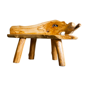 Banco de Raíz de Teca Rústico Premium ARTERRA, Muebles de Patio Artesanales Hechos a Mano, Duraderos y Ecológicos, de 2 Plazas, para Casa o Villa - Product Image 2