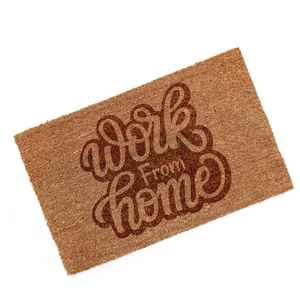 Tapete Antideslizante Ecológico para Puerta, Hecho a Máquina, con Base de PVC y Fibra de Coco, Color Sólido, para Uso en Hoteles y Hogares - Product Image 1