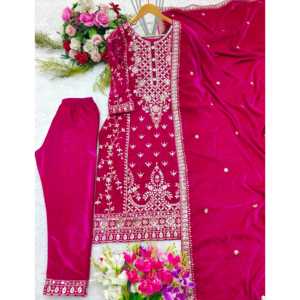 Hermosa ropa de fiesta XL Top y Dupatta Set - Product Image 1