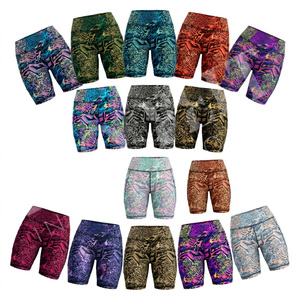 Pantalones Cortos Deportivos de Compresión para Ciclismo, Transpirables, Elásticos, para Gimnasio, Fitness, Running, Yoga, con Diseño Personalizado Impreso - Product Image 1