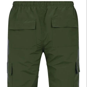 Nueva llegada con múltiples bolsillos, pantalones cargo de color sólido para hombre, ropa para exteriores, transpirable, logotipo personalizado - Product Image 5