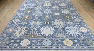 Alfombra Anudada a Mano, Diseño Moderno y Lujoso, Abstracta, de Lana, Lavable, Antideslizante, Ecológica, Personalizable, para Sala de Estar - Product Image 2