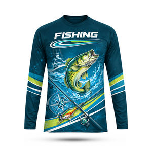 Men Breathable Quick Dry UPF 50 Sublimation Polyester Customizable Printed Pullover Long Sleeve Winter Anti-Bacterial <b>Patchwork</b> - Product Image 1