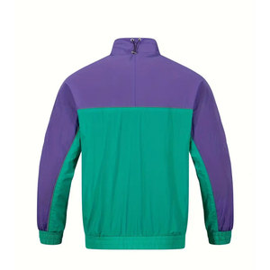 <b>Top</b> Selling Unique Design Men's Windbreaker Jacket High <b>Top</b> Custom Canvas Breathable Long Sleeved Stand Zipper Design Wholesale - Product Image 2