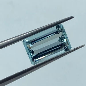 Piedra Preciosa de Aguamarina Natural de Alta Calidad, Corte Baguette Azul Cielo, Forma Rectangular, 2.15 Quilates, 6.50x10.30mm - Product Image 1