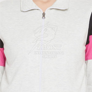 Elegant Design Workout <b>Women</b> Tracksuits With Turn Down Collar Color Contrast Tracksuits For <b>Women</b> - Product Image 6