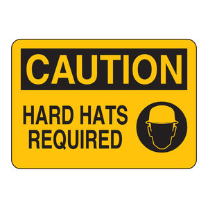 Panneau de signalisation de sécurité : Casques de sécurité requis - Panneau routier pour chantiers de construction et sites industriels - Product Image 1