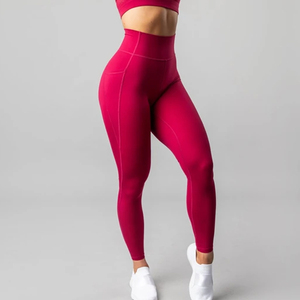 Gym Sport Leggings Women Fitness High Waist <b>Tummy</b> <b>Control</b> Breathable Eco-Friendly Quick Dry Seamless Yoga Pants Workout Scrunch - Product Image 1