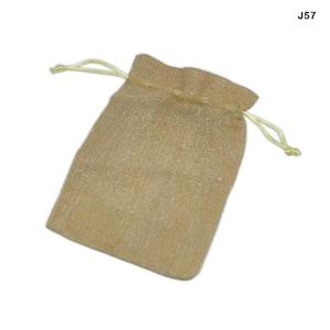 5x7 Jute Burlap <b>Drawstring</b> <b>Pouch</b> Cosmetic Bag Candle Souvenir Gift Eco-Friendly Packaging Small Custom Logo - Product Image 1
