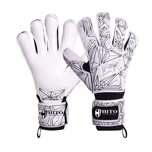 Guantes de Portero Personalizados con Látex Giga en la Palma Delantera, Corte Híbrido, Protección para el Pulgar, Relieve en el Dorso, Impresión de Silicona, Correa Elástica - Product Image 1