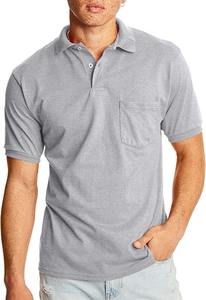 Polo de manga corta unisex clásico y básico de marca de moda, versión premium, con solapa de pony, holgado, de punto liso. - Product Image 2