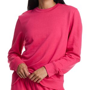 Venta al por mayor Vintage Moda casual Cuello redondo Sudadera Deporte Algodón poliéster Manga larga Sudadera Mujer - Product Image 4