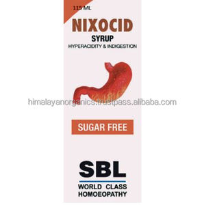 Jarabe Nixocid (Sin Azúcar) Fórmula Orgánica Antacida y para el Alivio de la Acidez para Uso Corporal 20 ML Unisex - Product Image 1